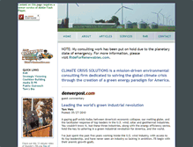 Tablet Screenshot of climatecrisissolutions.com